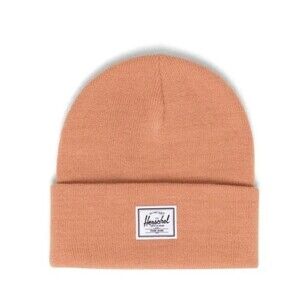 NWT Herschel Coral Peach Chic Edgy Feminine Y2K Streetwear Beanie Hat One Size
